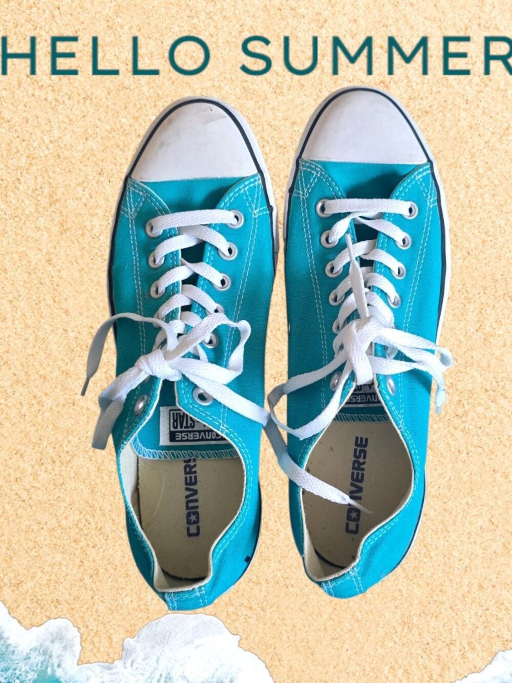 Sky Blue Converse All Stars